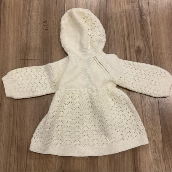 ☀️ 3/$15 Vintage Knit Hooded Sweater - Picture 4 of 4